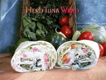 Herb Pesto Tuna Wrap